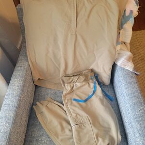 Figs Cargo Pants in Tan